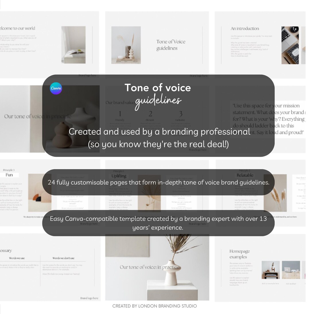 Visual Voice Brand Guide.pdf Copywriting & Content | Branding Guidelines | Brand Tone of Voice ...