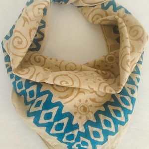 Cotton bandanas,neck scarf, block print neckerchief, printed stylish bandanas, 21×21 Inches handkerchief,bandanas Gift For Bandana