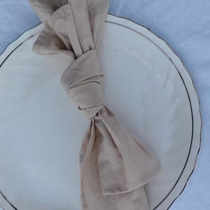 150 piece Natural Cotton napkins, Kitchen Napkin, Brown Washable Wedding Napkins, Cotton Napkins, Stonewashed Wedding Napkin,