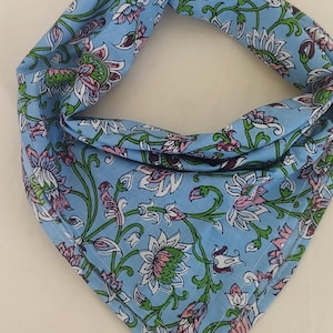 Organic Cotton Bandanas, Bohemian Style Cotton Neck Scarf, Paisley Design Scarves,Cotton Neckerchief,High-Quality Boho Soft Bandanas