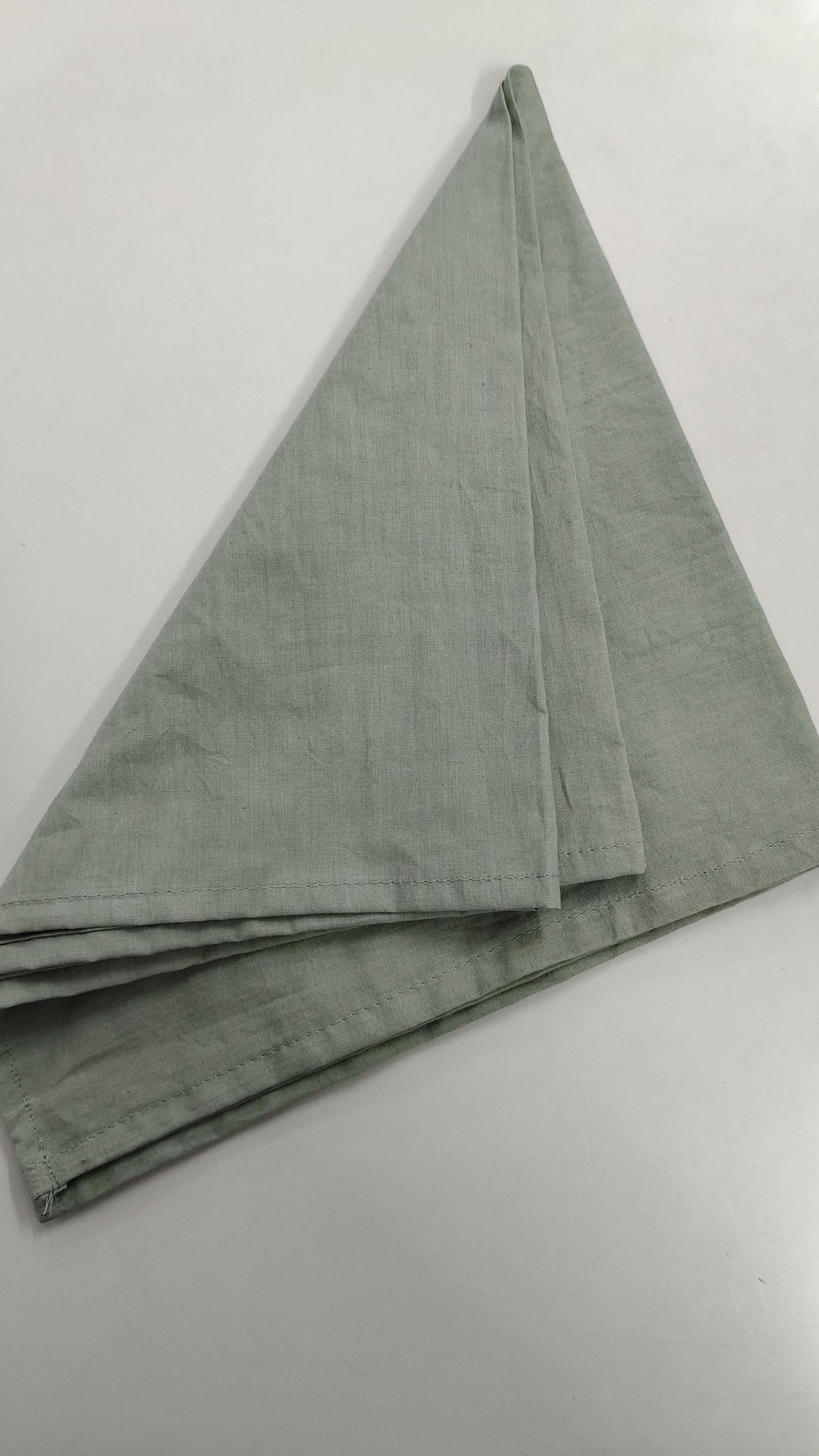Sage Green Napkin, Cotton napkins, Handmade Napkin, Dinner Napkins Washable Napkins Wedding Cotton Solid Napkins Stonewashed Napkins