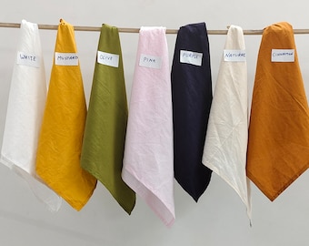 Handmade Cotton Wedding Napkins: 200 TC, Shabby Chic, Bulk Pack