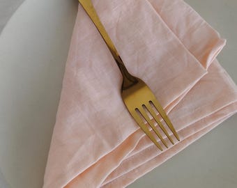 200 Pack Pink Linen Napkins:  Bulk Linen Napkin, Wedding Napkins, Housewarming Gift, Table Linen, Cloth Napkins,