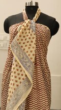 Handblocked Sarong Beach Cover-up extra Large sarong Boho Hand Block Print Sarong Ethical Fashion,100% Organic Cotton Sarong wrap product logo