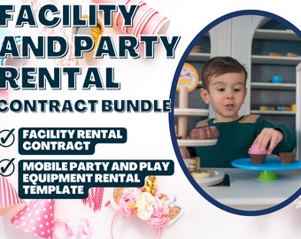 Venue Rental Agreement And Customer Contract Canva Template (Attorney Written)
