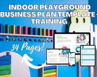 Indoor Playground or Play Cafe Business Plan Template and Training