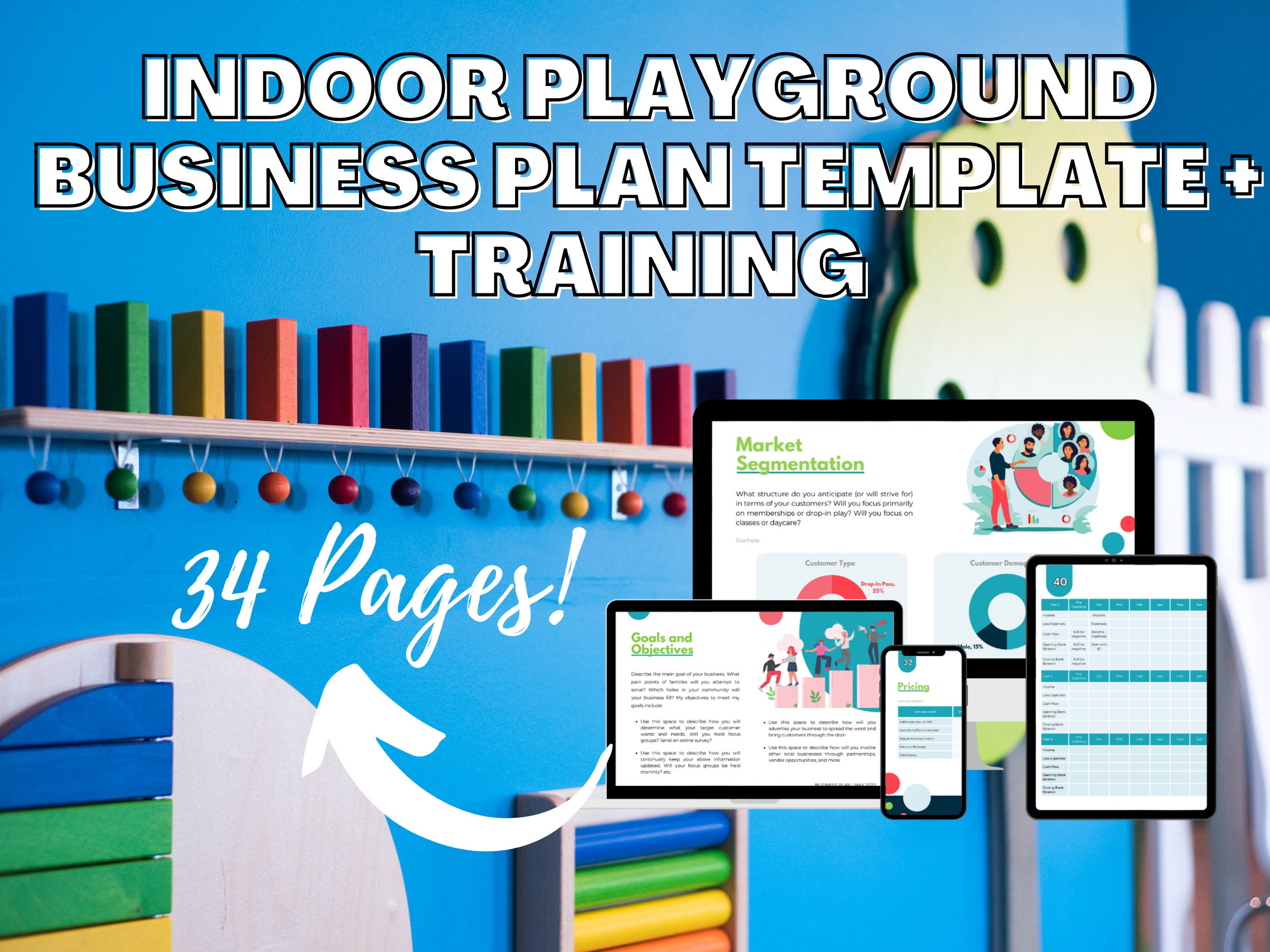 Indoor Playground or Play Cafe Business Plan Template and Training Etsy Indoor Playground or Play Cafe Business Plan Template and Training Etsy