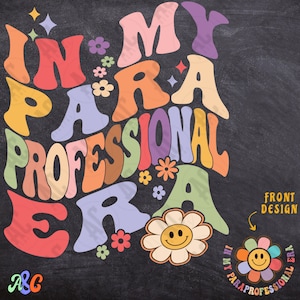 Parapro Shirt Png, In My Parapro Era Svg, Cool Para Club, Para Squad, Para profesional, Teacher Appreciation Png, Paraprofessional