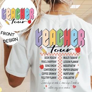 Teacher Png, ABCD The Teacher Tour Svg, Teacher Svg, Teacher Summer Svg, End Of School Svg, Back To School Svg, Last Day Of School Cut File