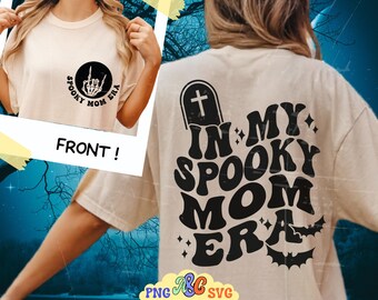 In My Spooky Mom Era Png, Spooky Mom Era Svg, Halloween Ghost Png, Halloween Svg-bundel, Mama Spooky Vibes png, Spooky Season-sublimatie