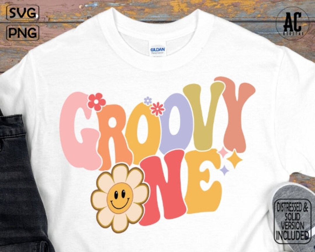 Groovy One Png, Groovy One Svg, Retro Groovy One Design, Matching Mommy ...