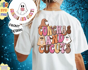 Conchas Y Cucuys Png, Paquete De Svg De Fantasma Mexicano Png, Conchas Espeluznantes Png, Diseño De Bolsillo De Fantasma Rosa, Pantasmas Png, Lindo Archivo De Corte Svg De Fantasma