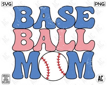 Groovy Baseball Mom Svg, Baseball Mom Svg, Retro Baseball Mom Png, Baseball Vibes Svg, Baseball Svg, Baseball Sublimation, Baseball Cut File