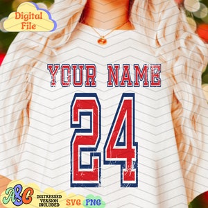 Custom Football Jersey SVG - Personalized Team Design, Cricut DIY Template for Baseball, Basketball, School Spirit Cut File