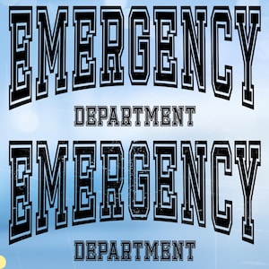 Emergency Department SVG, ER Nurse Svg, Emergency Room PNG, Medical Healthcare Svg, Nurse Svg, Nursing Sublimation Cut File