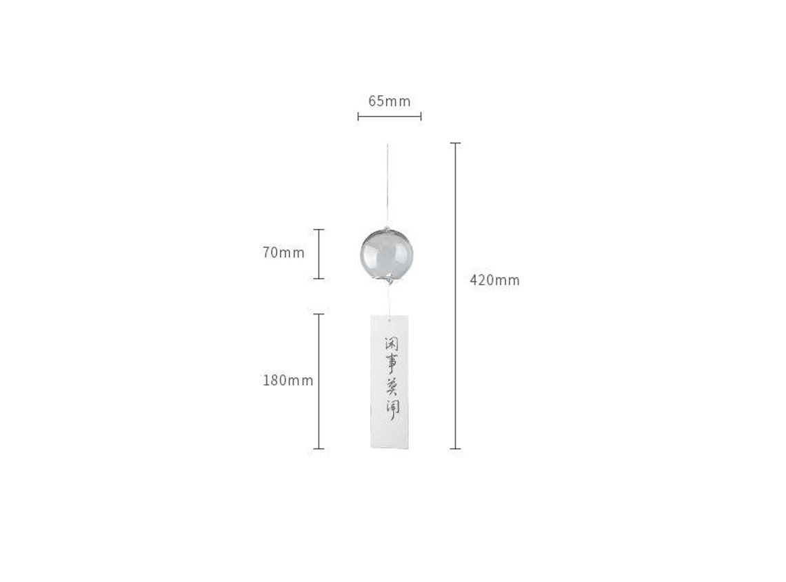 Glass Wind Chimes Bell Wind Chimes. JAPANESE Traditional Etsy