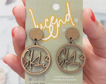 Postcode Acrylic Earings