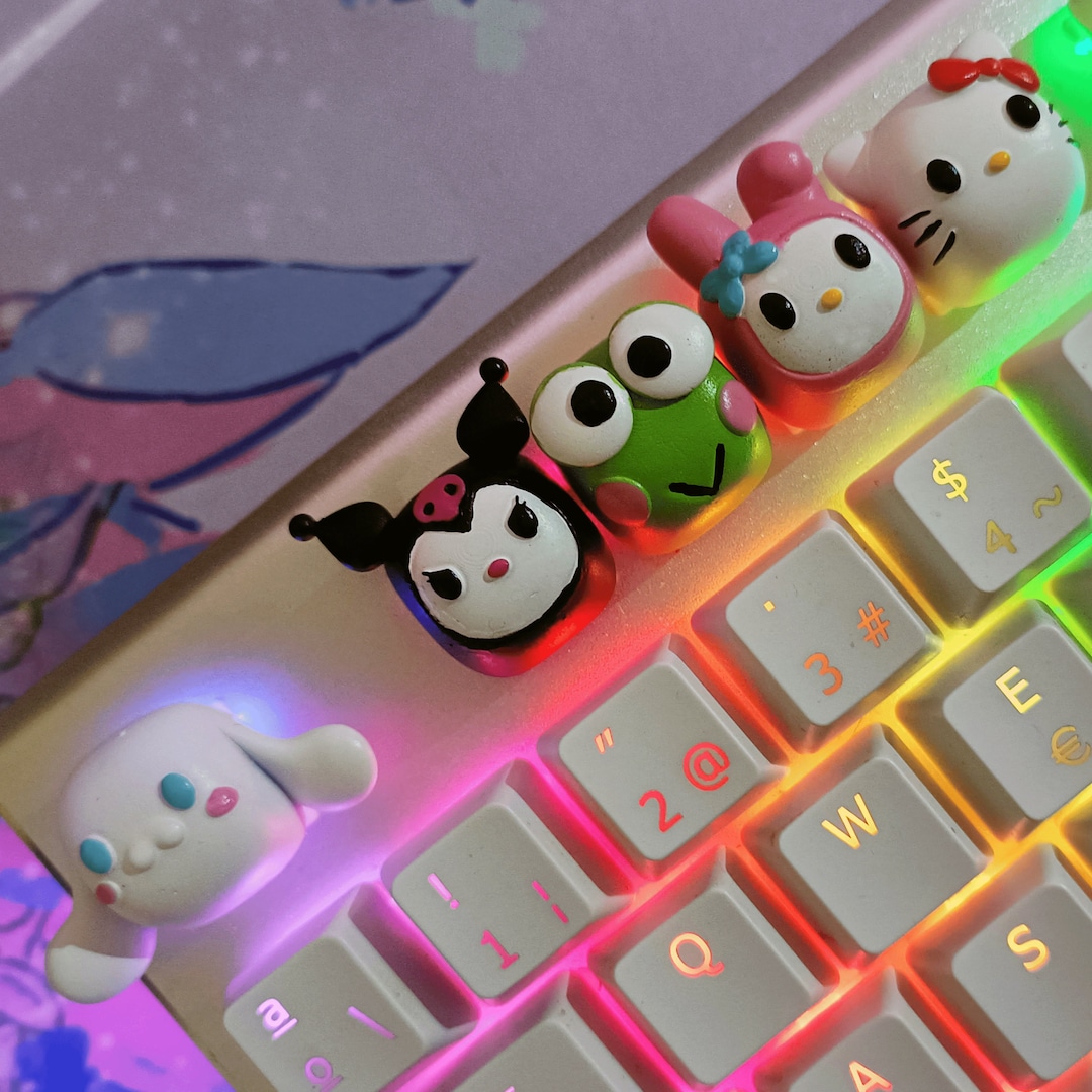 Sanrio Keycaps, Artisan Keycap, Custom Keycaps, Resin Keycap Etsy