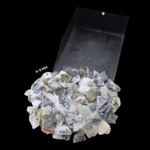 Crushed Dendrite Opal Coarse Gemstone Powder 6-8 MM Healing Stone Powder Natural Dendrite Opal Perfect For Woodwork Inlay Ring Inlay Resin