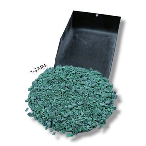 Crushed Malachite Gemstone Coarse Powder 1-3 MM Malachite Coarse Crushed For Healing Stone Inlay Woodworking Inlay Stone Healing Powder