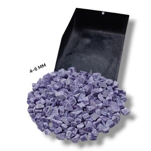 Crushed Purple Turquoise Coarse Gemstone Powder 4-6 MM Healing Stone Powder Turquoise Perfect For Woodworking Inlay Ring Stone Inlay Powder