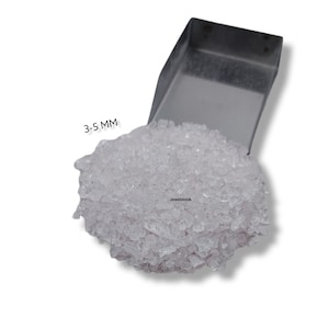 Crushed Rose Quartz Gemstone Coarse 3 to 5 MM Rose Quartz Powder For Making Jewelry, Ring Inlay, Woodwork Art, Stone Healing Powder