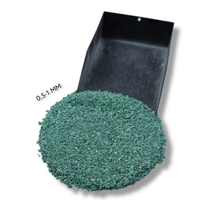 Crushed Malachite Gemstone Coarse Powder 0.5-1 MM Malachite Coarse Crushed For Healing Stone Inlay Woodworking Inlay Stone Healing Powder