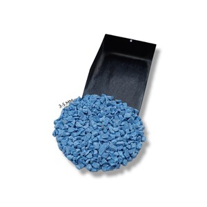 Crushed Sky Blue Turquoise Coarse Gemstone Powder 3-5 MM Stone Healing Powder Blue Turquoise Woodworking, Ring, Resin Inlay Crush Stone