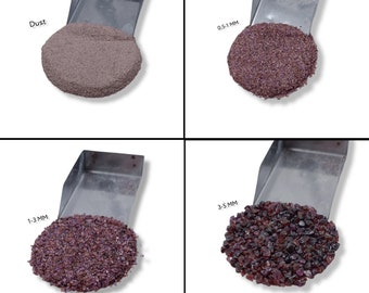 Zerkleinerte natürliche rote Granat Edelstein grob alle Größe Großhandel Pulver Stein Inlay Pulver Granat am besten für Holzarbeiten Inlay Stein Heilpulver