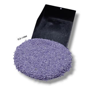 Crushed Purple Turquoise Coarse Gemstone Powder 0.5-1MM Healing Stone Powder Turquoise Perfect For Woodworking Inlay Ring Stone Inlay Powder