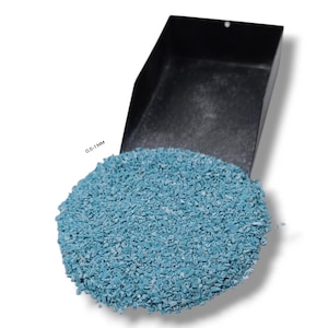 Crushed Light Blue Turquoise Coarse Gemstone Powder 0.5-1 MM Stone Healing Powder Blue Turquoise Woodworking, Ring, Resin Inlay Crush Stone