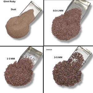 Crushed Ruby Gemstone Coarse All Size Ruby Stone Powder For Woodworking Inlay, Ring Inlay, Resin Art Inlay, Crushed Coarse Stone Healing