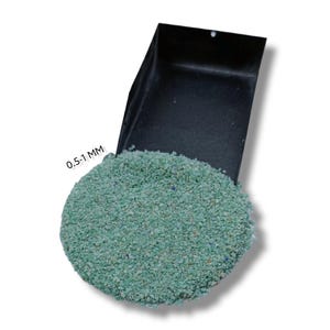AAA+ Premium Crushed Green Jade Coarse Natural Healing Stone Powder 0.5-1 MM Green Jade Woodworking and Ring, Resin Inlay Stone Inlay Powder