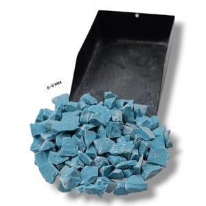 Crushed Light Blue Turquoise Coarse Gemstone Powder 6-8 MM Stone Healing Powder Blue Turquoise Woodworking, Ring, Resin Inlay Crush Stone