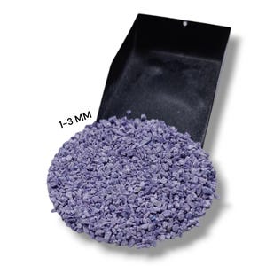 Crushed Purple Turquoise Coarse Gemstone Powder 1-3 MM Healing Stone Powder Turquoise Perfect For Woodworking Inlay Ring Stone Inlay Powder