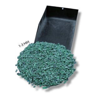 AAA+ Premium Crushed Green Jade Coarse Natural Healing Stone Powder 1-3 MM Green Jade Woodworking and Ring, Resin Inlay Stone Inlay Powder