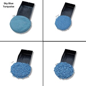 Crushed Sky Blue Turquoise Coarse Gemstone Powder All Size Stone Healing Powder Blue Turquoise Woodworking, Ring, Resin Inlay Crush Stone