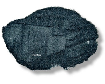 Poudre De Tourmaline Noire Naturelle écrasée - Pour Incrustation, Résine, Art - Vente Au Poids (oz) - Neuf