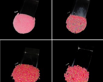 Crushed Rose Red Opal Grof edelsteenpoeder Alle maten Sprankelend multi Fire Opal Premium inlegmateriaal voor sieraden Houtbewerking Inlegwerk