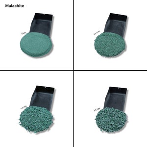 Crushed Malachite Gemstone Coarse Powder All Size Malachite Coarse Crushed For Healing Stone Inlay Woodworking Inlay Stone Healing Powder