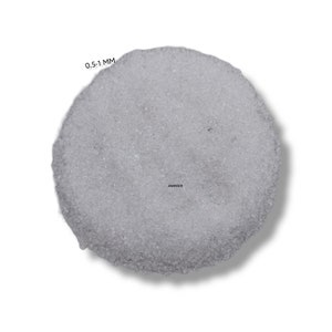 Crushed Rose Quartz Gemstone Coarse 0.5 to 1 MM Rose Quartz Powder For Making Jewelry, Ring Inlay, Woodwork Art, Stone Healing Powder