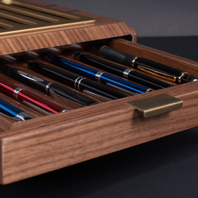 Exlusive Pen Display Box W Box for Collectible Pens Handmade Etsy