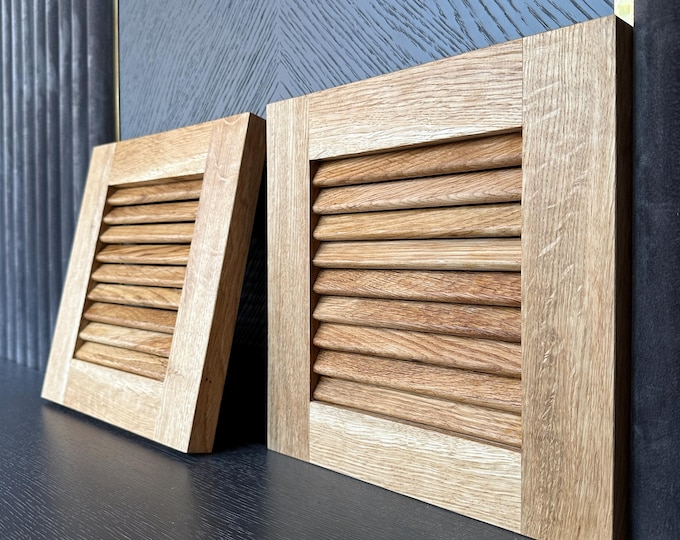 Handcrafted Limba Wood Louvered Cabinet Doors Best Roller Shutter ...