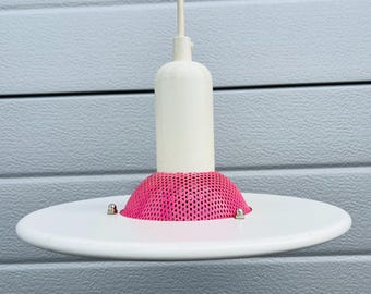 Space Age Anhänger in rosa und weiß