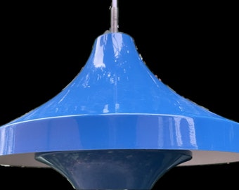 Vintage Blue Hanging lamp made in metal