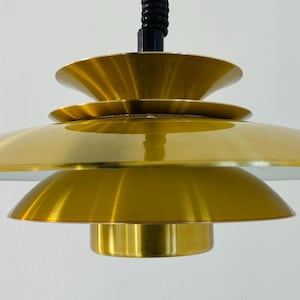 Golden pendant 1970s Dennark Ø39 cm