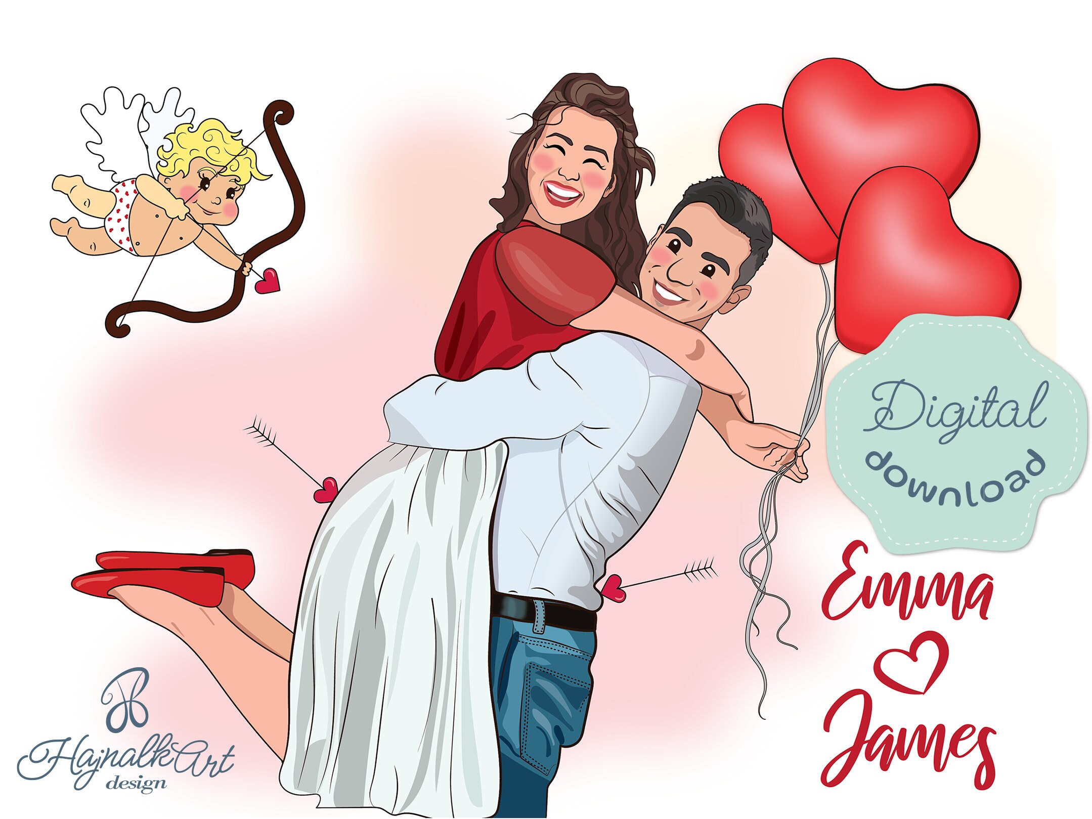 Cute Couple Cartoon Portrait From Photo Couple Caricature - Etsy Cute Couple Cartoon Portrait From Photo Couple Caricature - Etsy