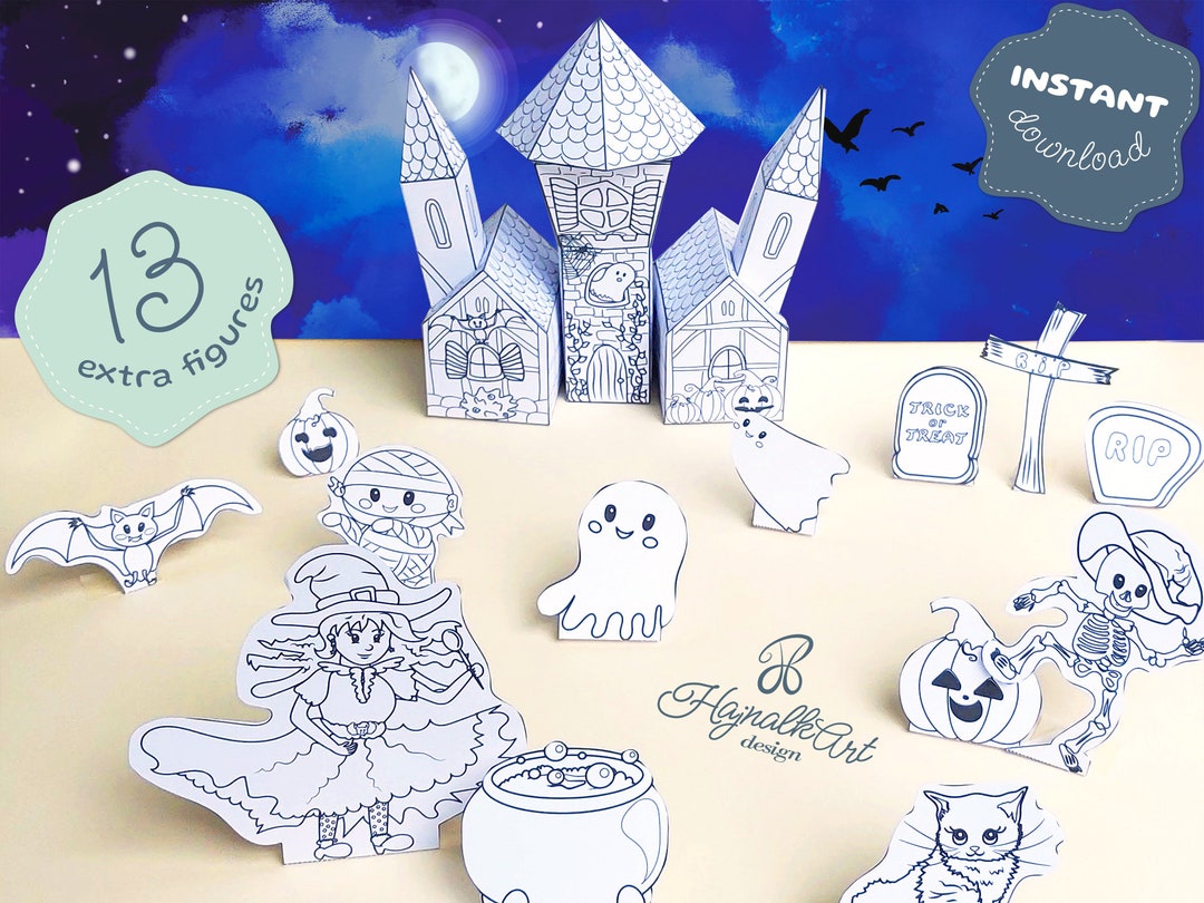 haunted-house-printable-paper-craft-activity-halloween-haunted-castle