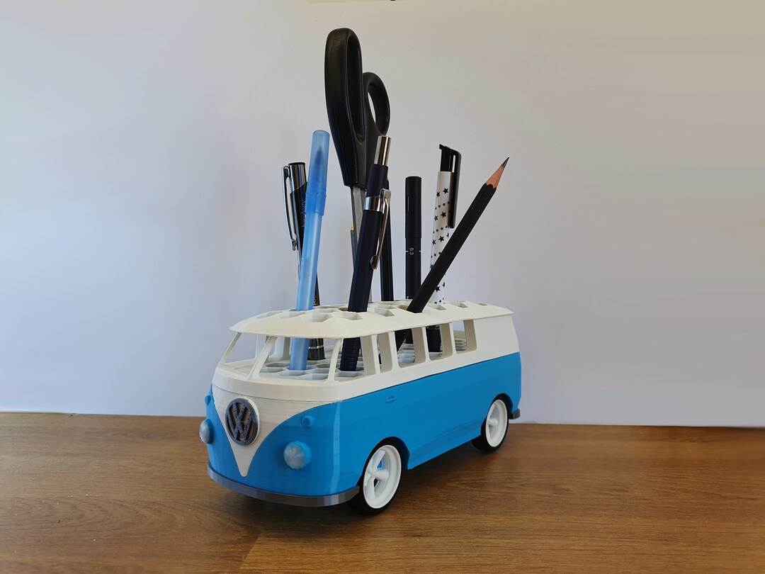 VW Bus Desk Pen Holder, Organizer, Office Etsy