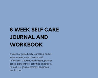 self care journal | self care workbook | daily planner | guided journal | journal prompts